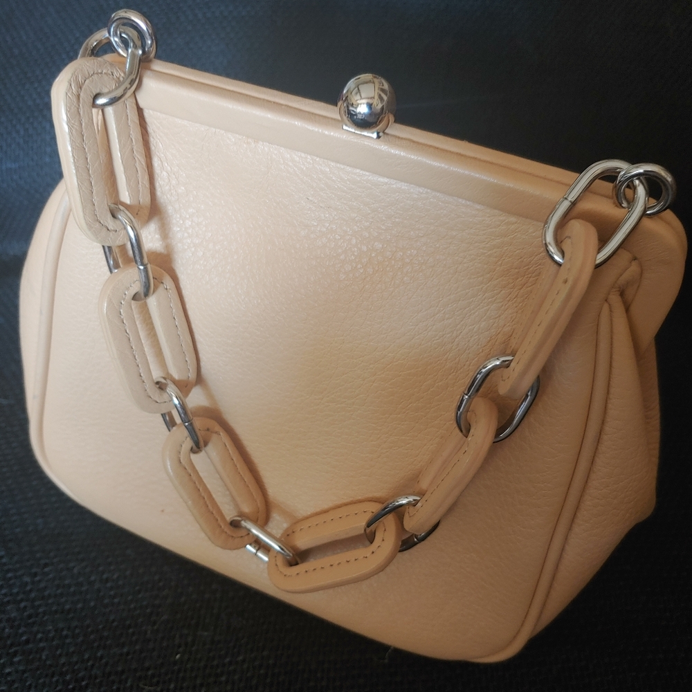 Preston&York Nude Leather Handbag